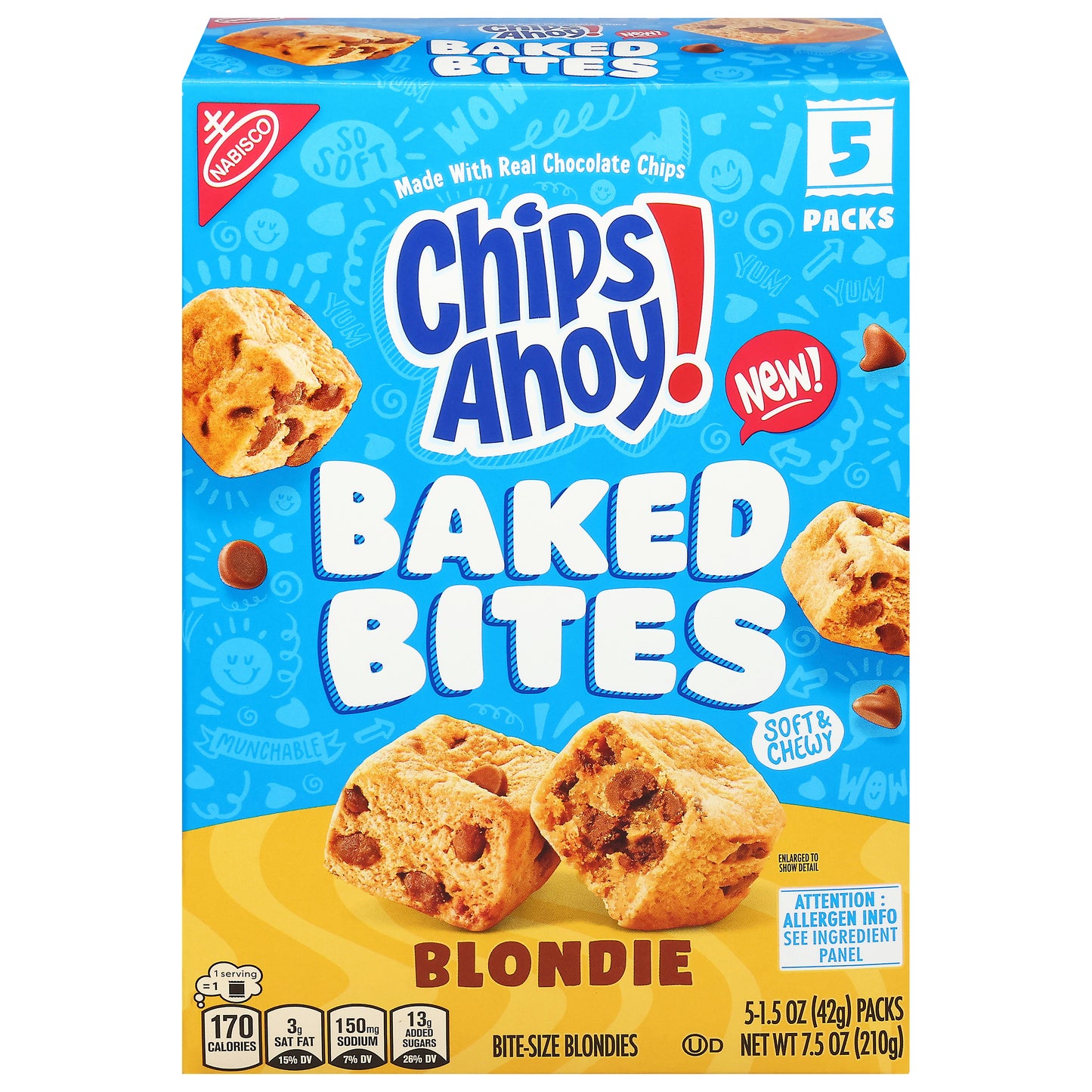 Chips Ahoy! Baked Bites Blondie 5 ea