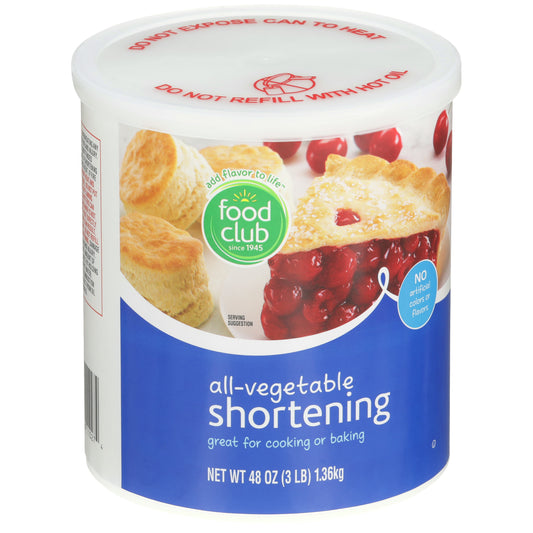 All-Vegetable Shortening