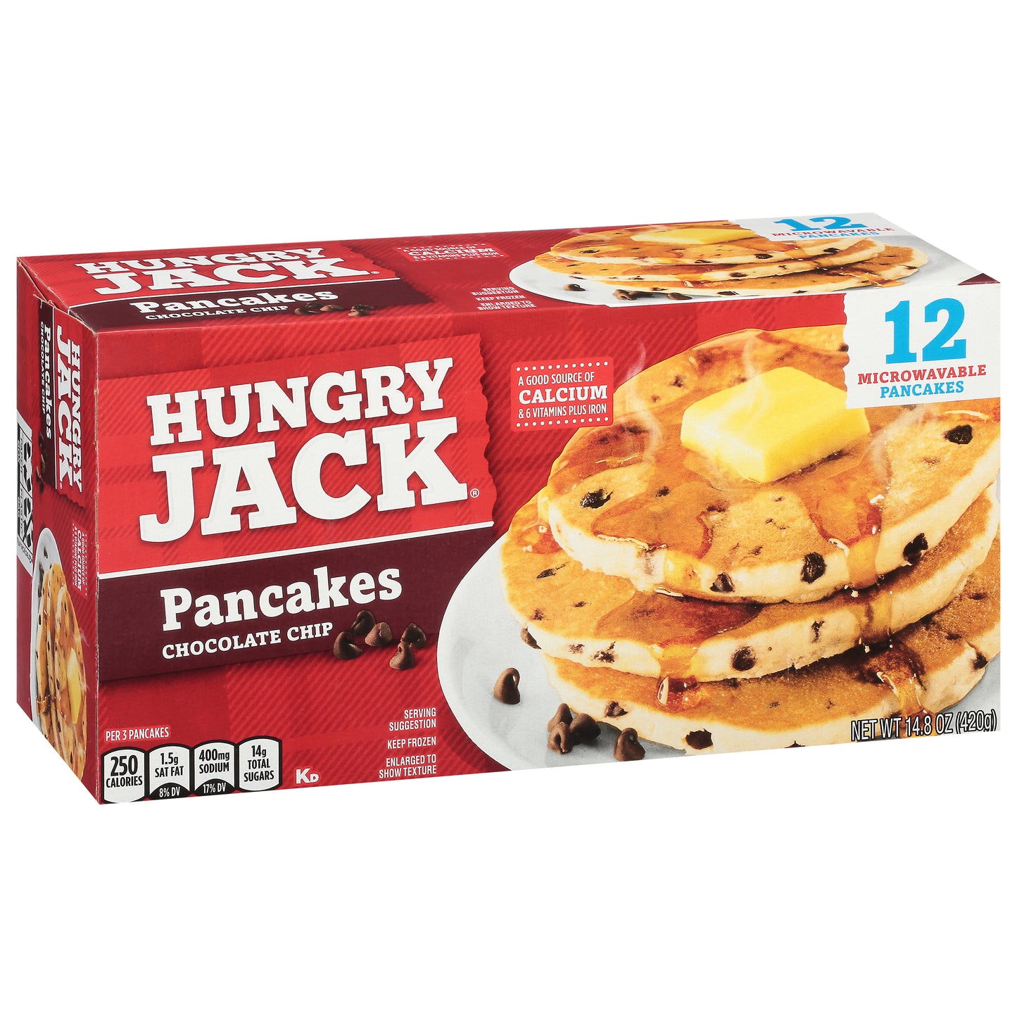 Hungry Jack Chocolate Chip Pancakes 12 ea