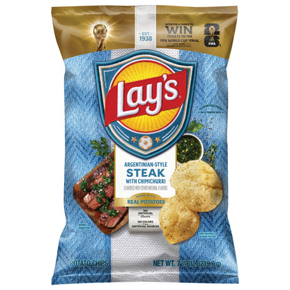 Lay's Potato Chips Argentinian Style Steak With Chimichurri, 7 3/4 Oz