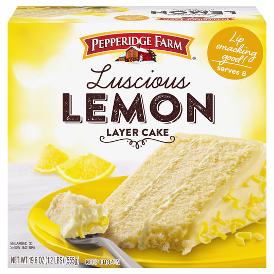 Pepperidge Farm Luscious Lemon Layer Cake 19.6 oz