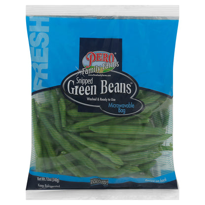 Pero Family Farms Snipped Green Beans 12 oz