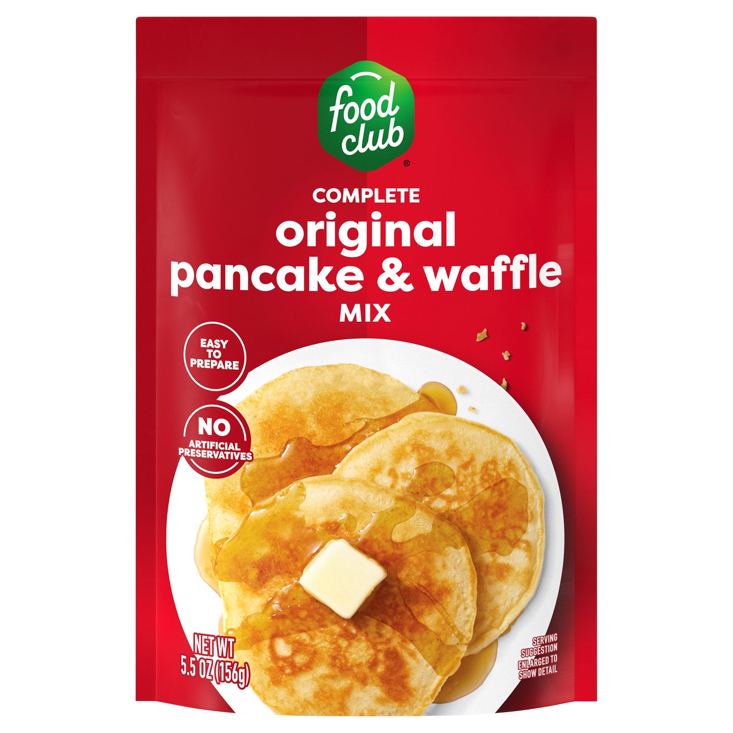 Food Club Complete Original Pancake & Waffle Mix 5.5 oz