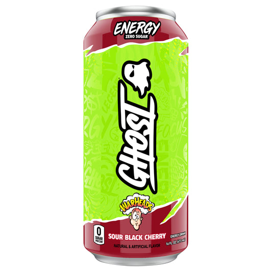 Ghost Warheads Sour Black Cherry Energy Drink 16 fl oz