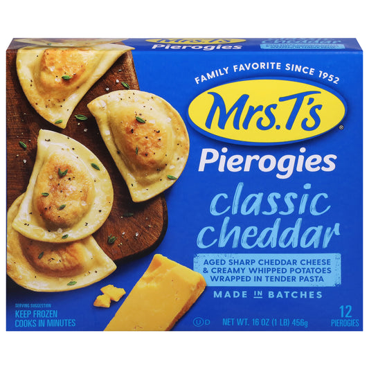 Mrs. T's Classic Cheddar Pierogies 12 ea