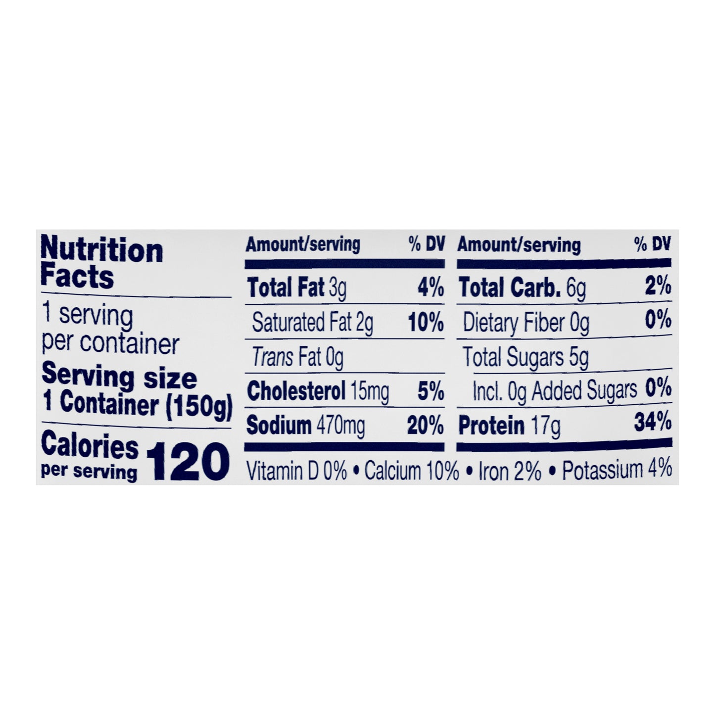 Daisy Pure and Natural 2% Low Fat Cottage Cheese 2-Pack 5.3 oz