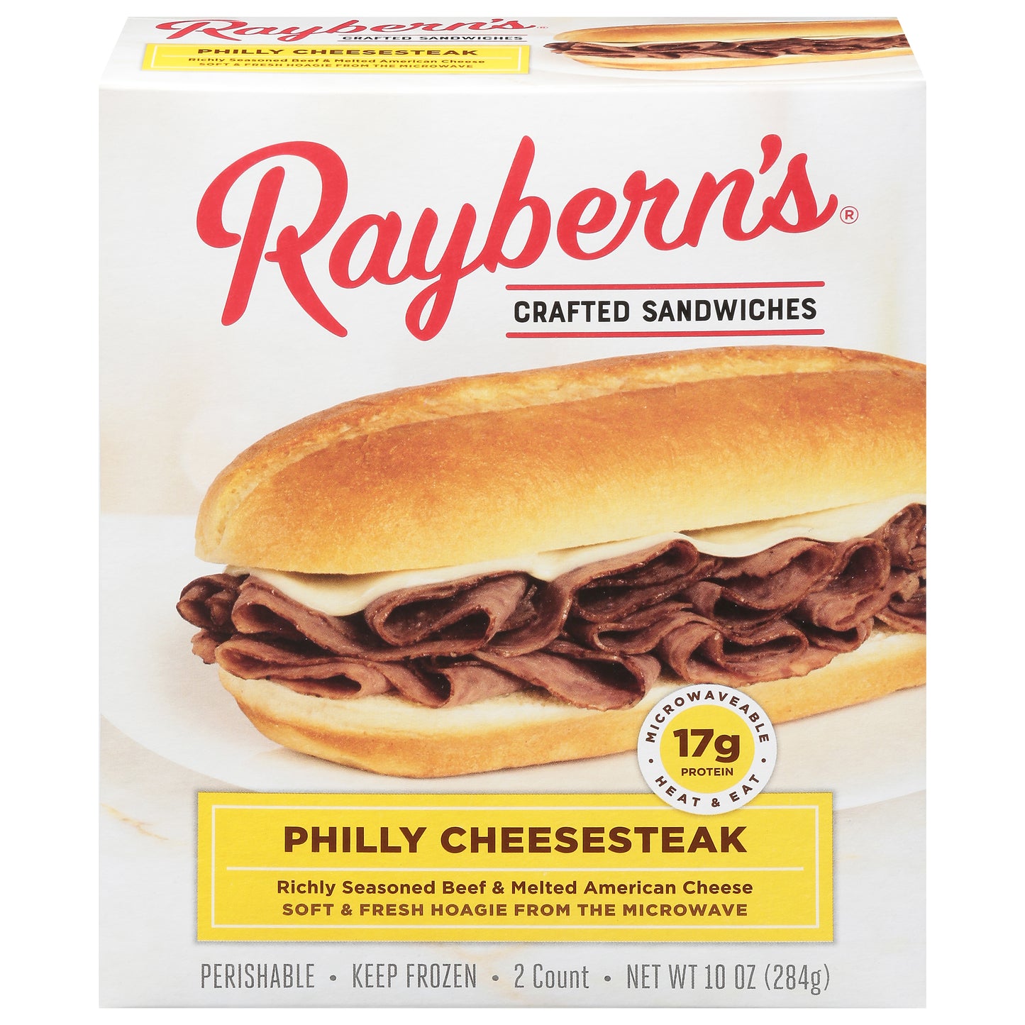 Raybern's Crafted Philly Cheesesteak Sandwiches 2 ea