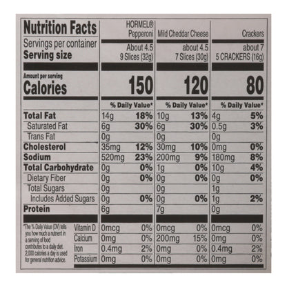 Hormel Gatherings Pepperoni Snack Tray 14 oz