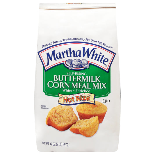 Martha White Self-Rising Hot Rize Buttermilk Corn Meal Mix 32 oz