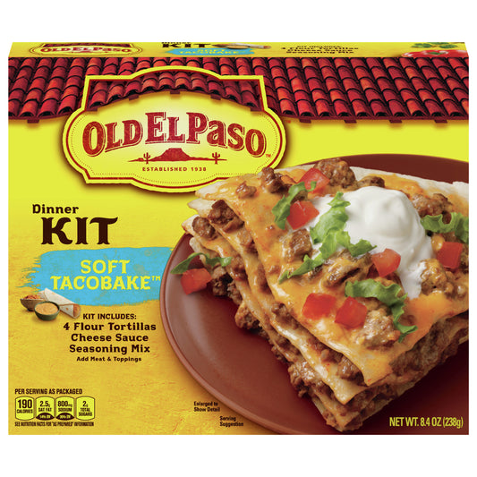 Old El Paso Soft TacoBake Dinner Kit, 8.4 oz.