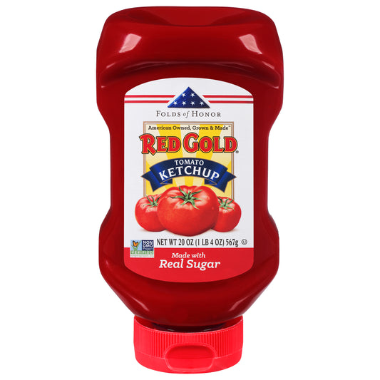 Red Gold Real Sugar Tomato Ketchup 20 oz