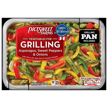 Pictsweet Farms Vegetables for Grilling Asparagus, Sweet Peppers & Onions- 11 oz
