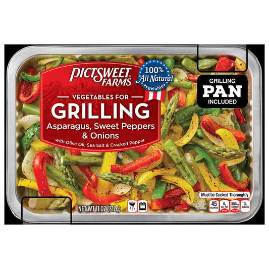 Pictsweet Farms Vegetables for Grilling Asparagus, Sweet Peppers & Onions- 11 oz