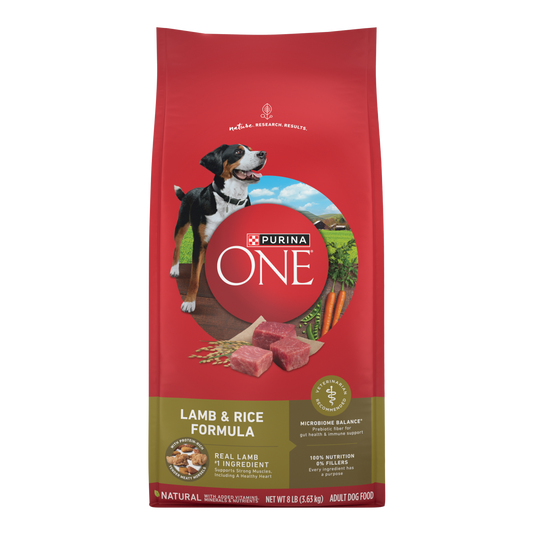 COMING SOON Purina ONE Dry Dog Food  Lamb and Rice Formula - 8 lb. Bag