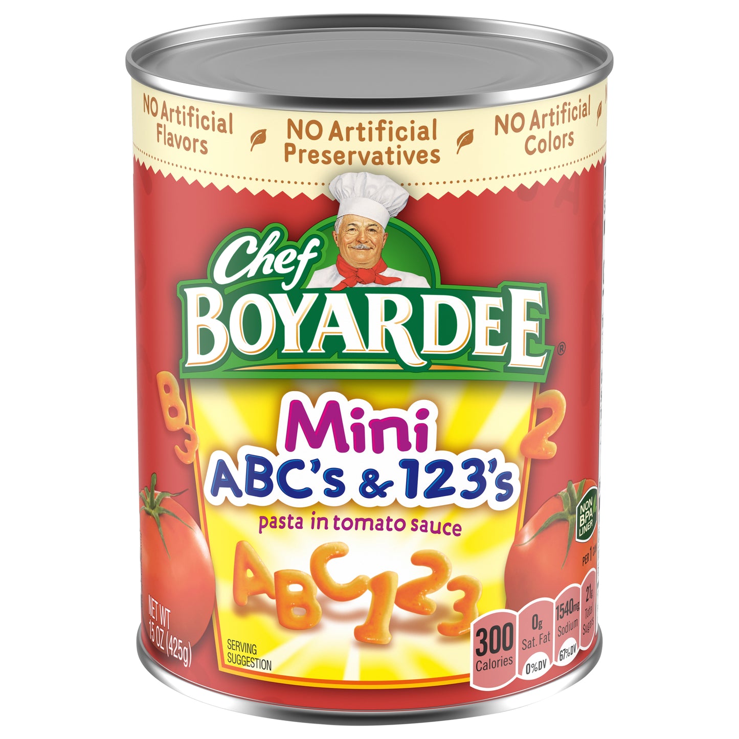 Chef Boyardee Mini ABC's and 123's, 15 oz
