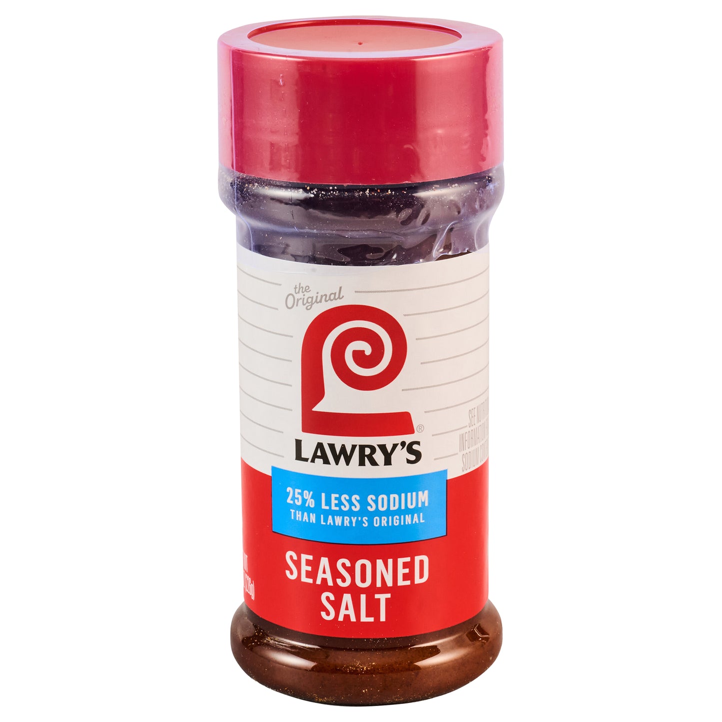 Lawry's 25% Less Sodium Seasoned Salt, 8.0 oz