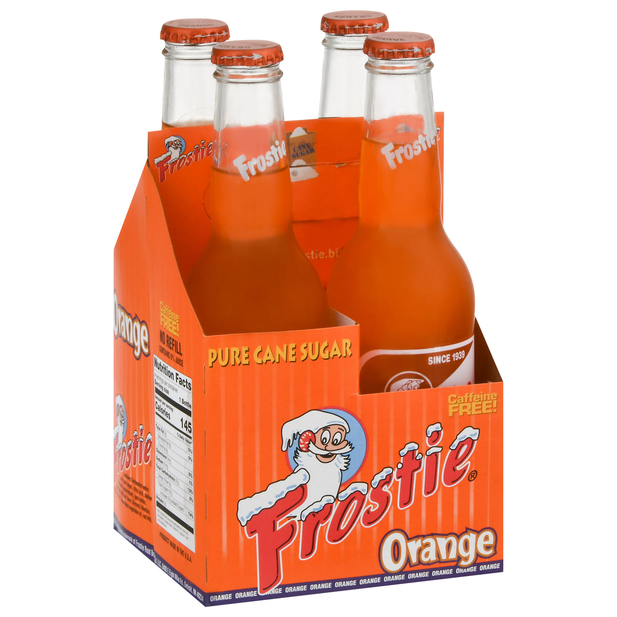 Frostie Pure Cane Sugar Orange 4 - 11.2 oz