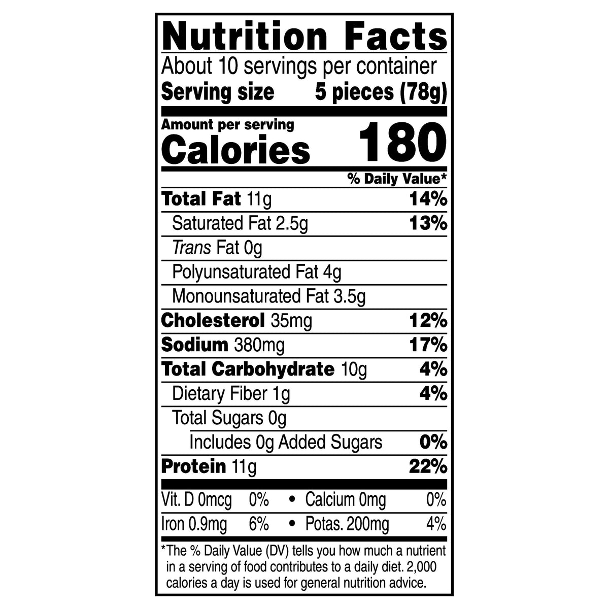 Tyson Chicken Nuggets, Celebrating USA 250 Years, Fully Cooked Frozen Appetizers, 27 oz