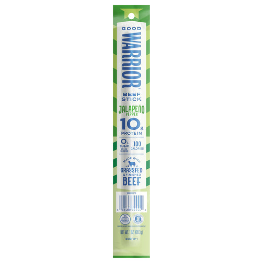 Good Warrior Beef Stick Jalapeno Pepper, 1 Oz