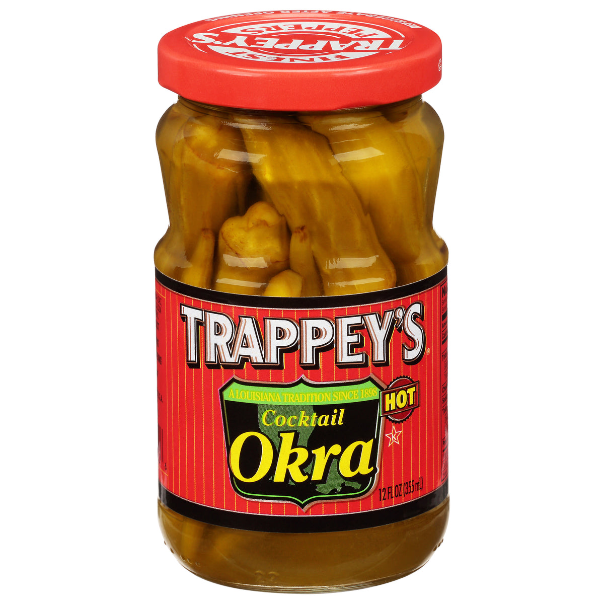 Trappey's Hot Cocktail Okra 12 fl oz
