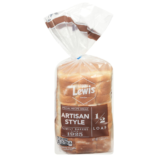 Lewis Bake Shop 1/2 Loaf Artisan Style Bread 12 oz