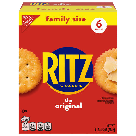 RITZ Original Crackers, Family Size, 20.5 oz
