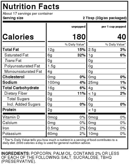Kettle Corn Microwave Popcorn