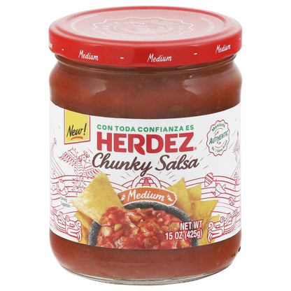 Herdez Chunky Medium Salsa 15 oz