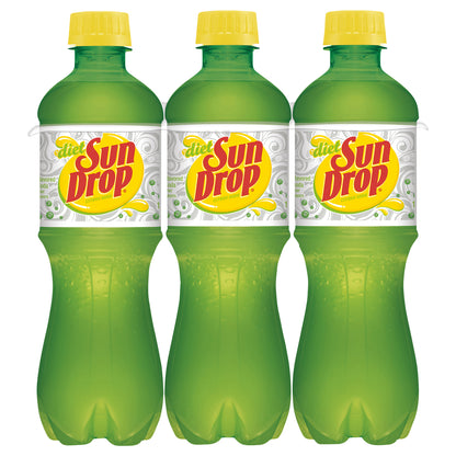 Diet Sun Drop Citrus Soda, .5 L bottles, 6 pack