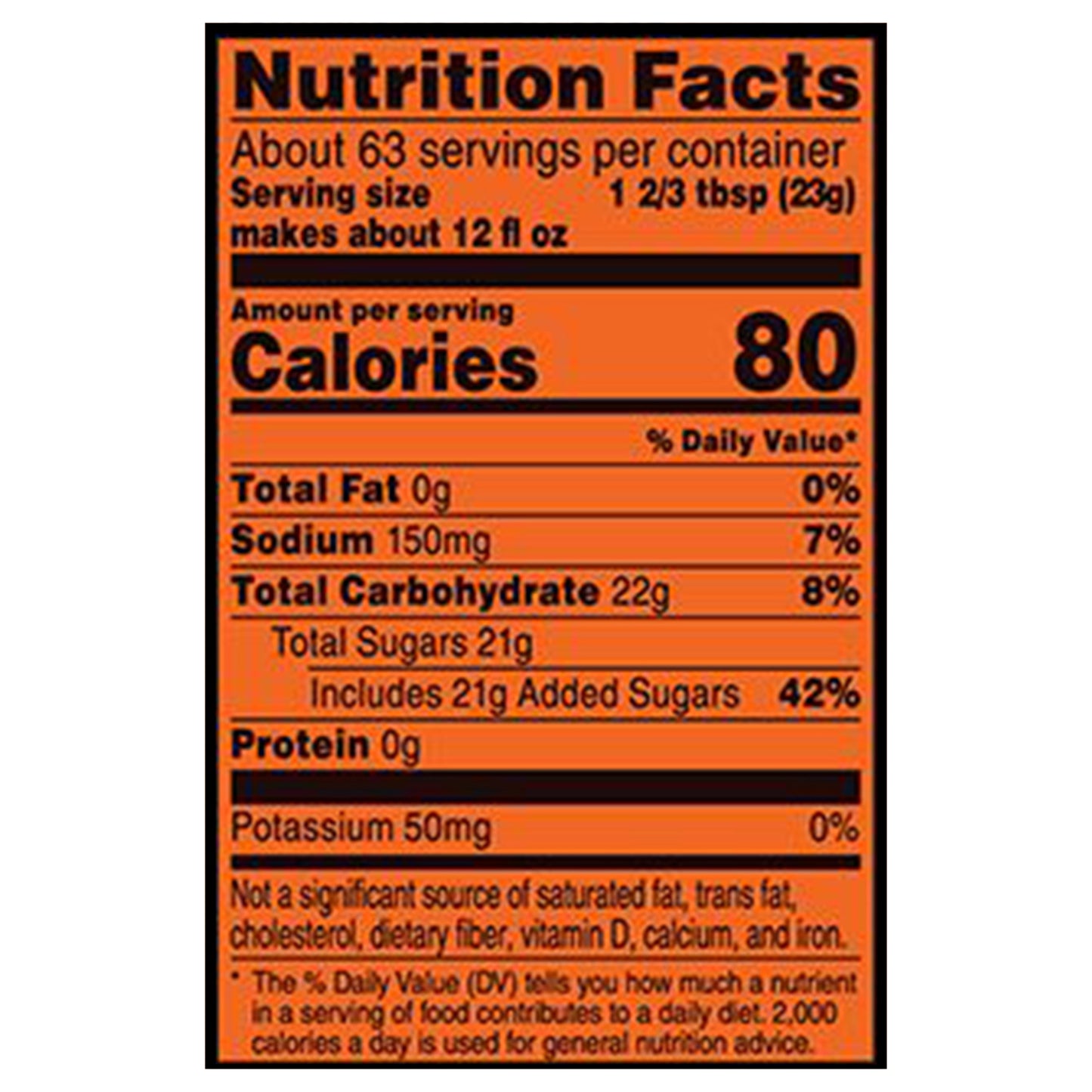 Gatorade Thirst Quencher Powder Orange 50.9 Oz