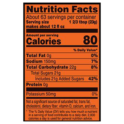 Gatorade Thirst Quencher Powder Orange 50.9 Oz