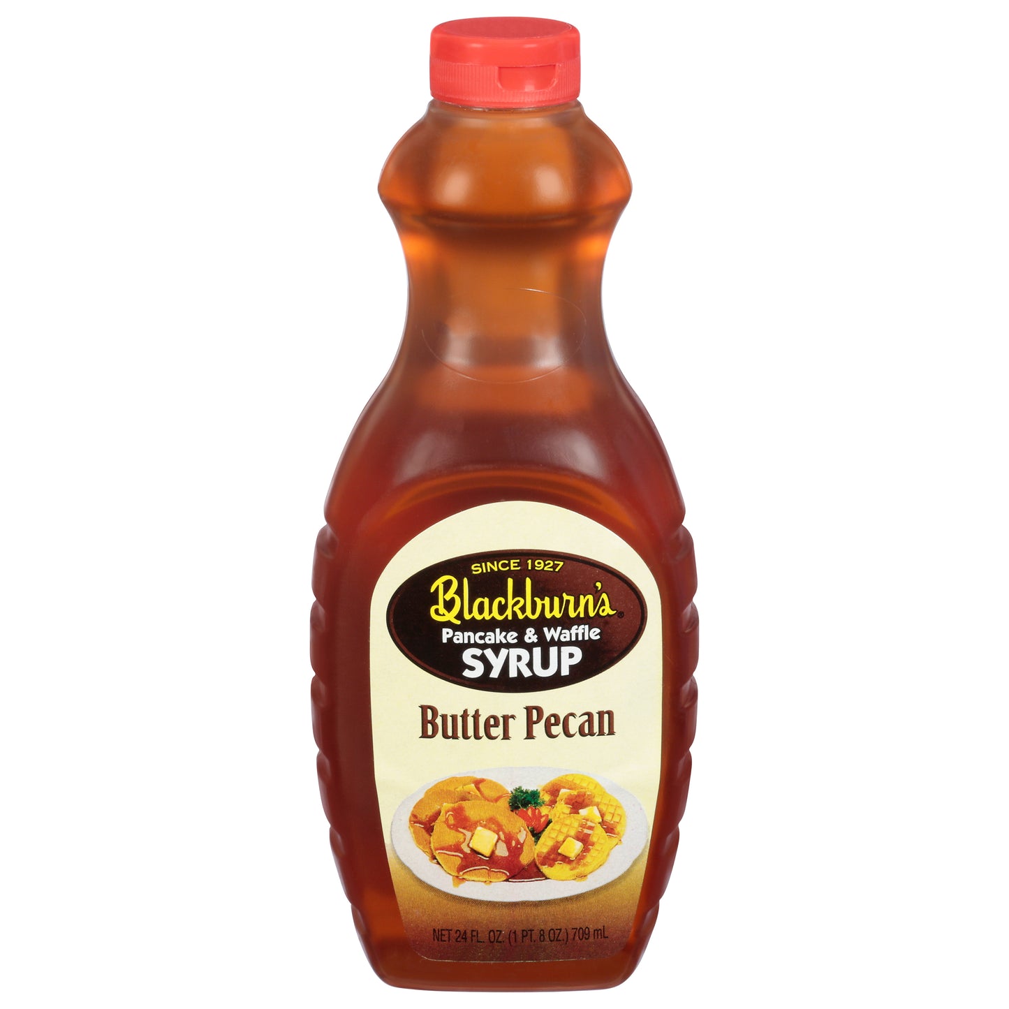 Blackburn's Pancake & Waffle Butter Pecan Syrup 24 fl oz