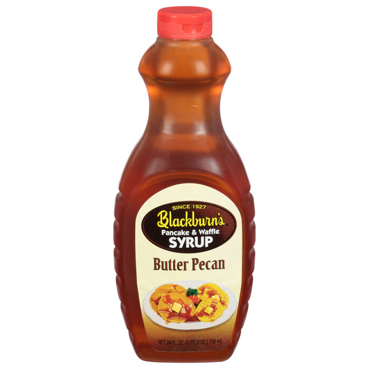 Blackburn's Pancake & Waffle Butter Pecan Syrup 24 fl oz