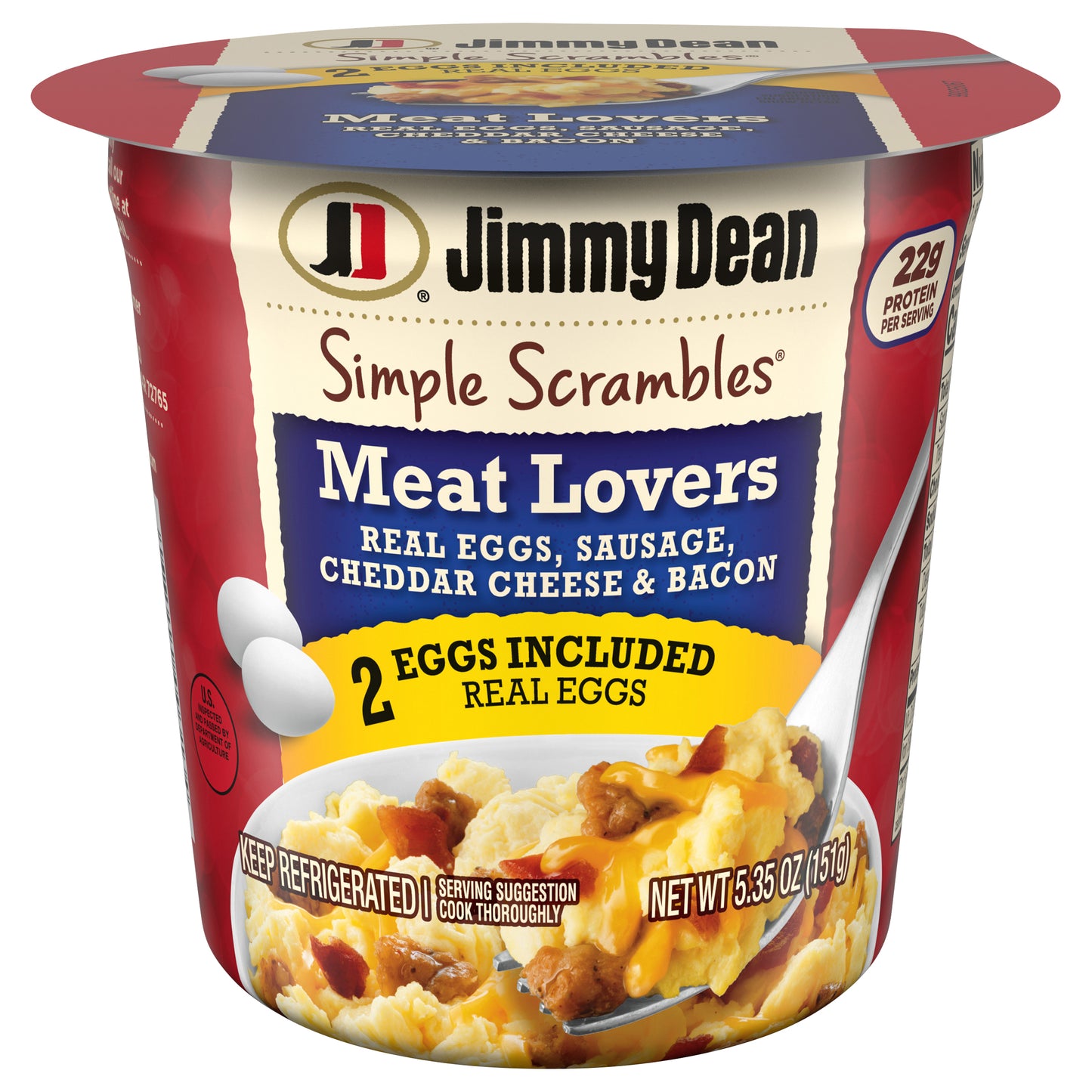 Jimmy Dean Simple Scrambles Meat Lovers, 5.35 oz.