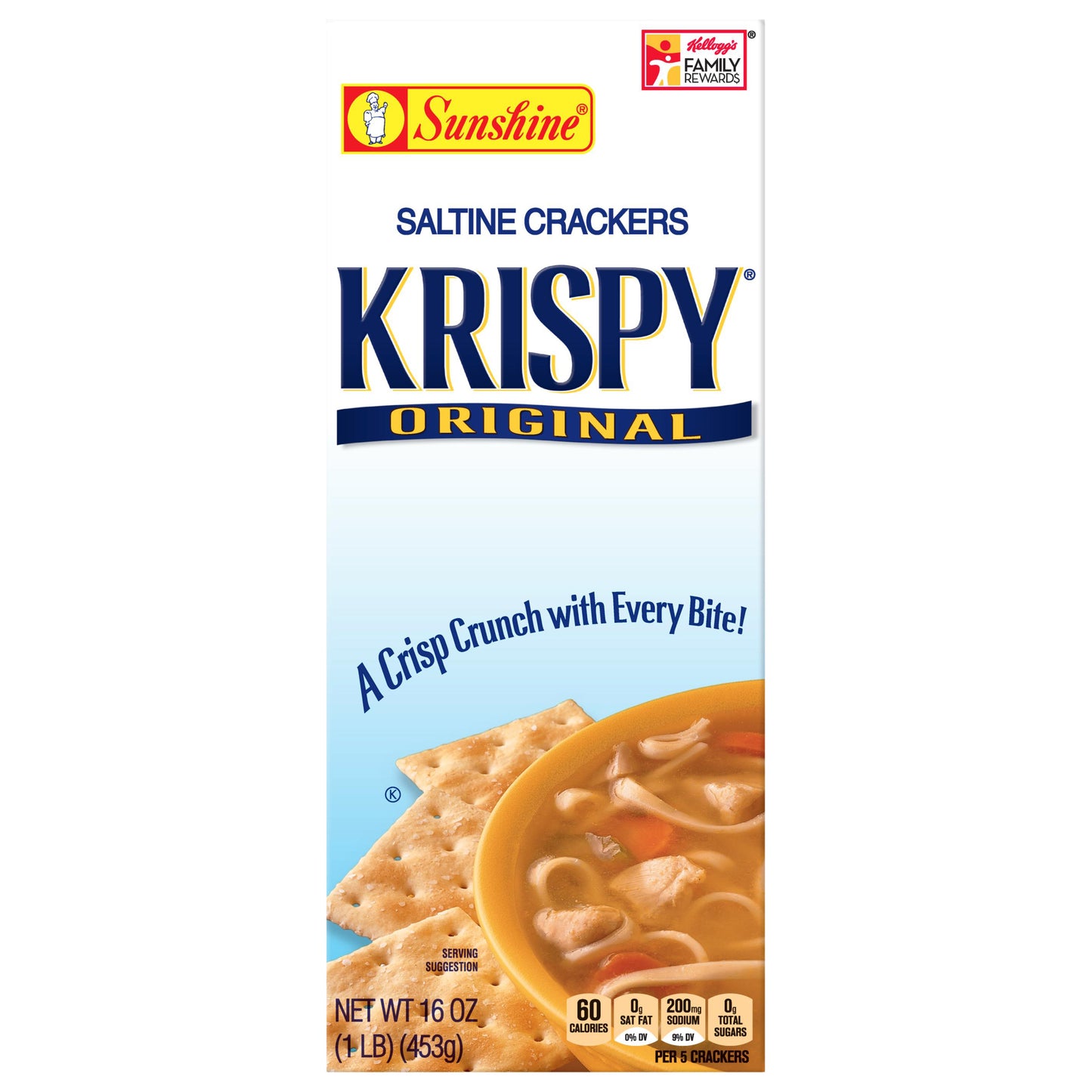 Krispy Original Saltine Crackers 16 oz