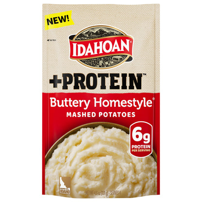 Idahoan Buttery Homestyle +Protein Mashed Potatoes,