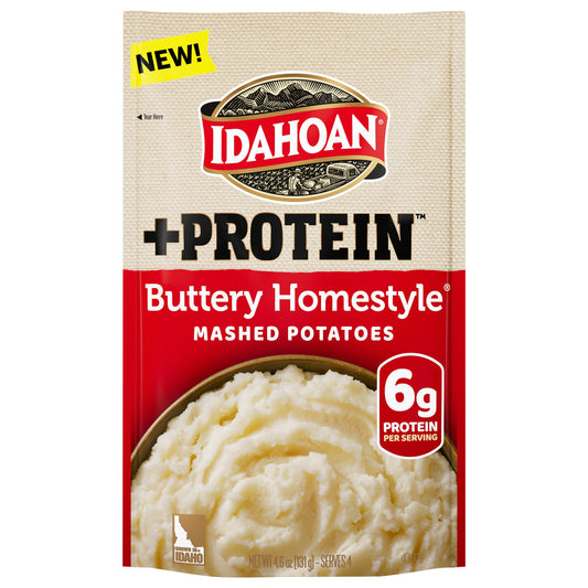 Idahoan Buttery Homestyle +Protein Mashed Potatoes,