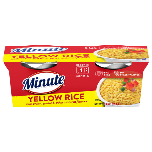 Minute Yellow Rice with Onion, Garlic & Other Natural Flavors 2 ea