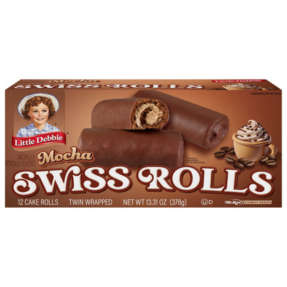 Snack Cakes, Little Debbie Family Pack Mocha Swiss Cake Rolls