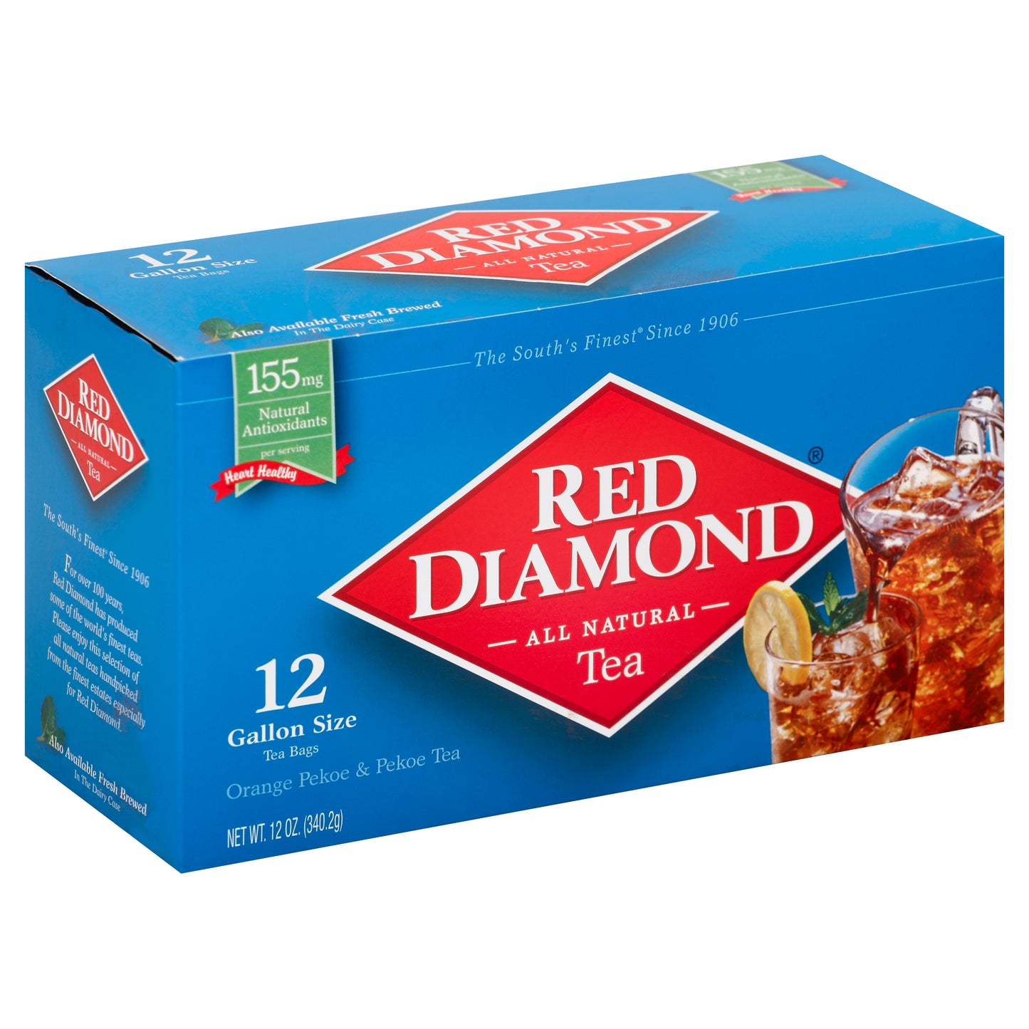 Red Diamond Orange Pekoe & Pekoe Tea 12 ea