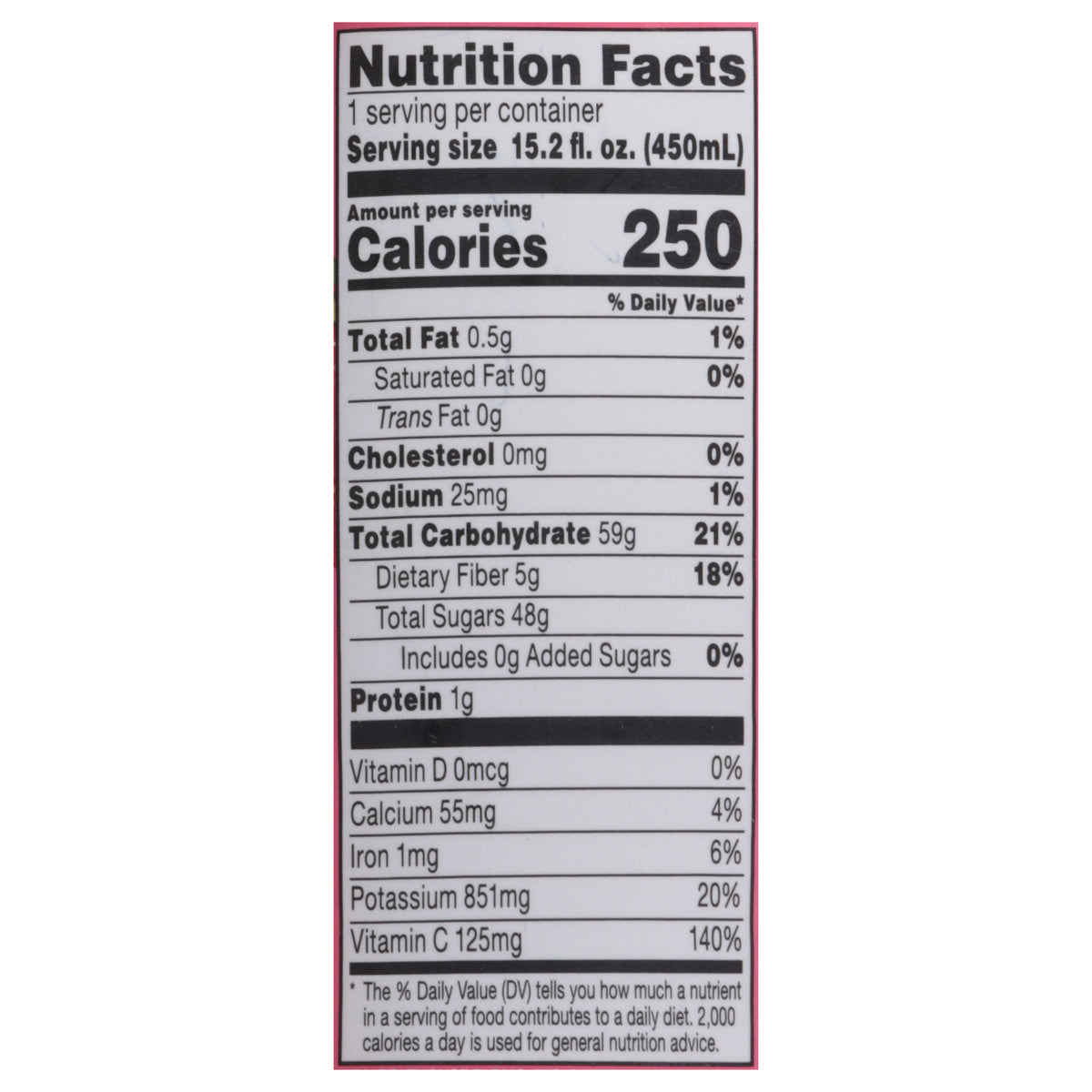 Bolthouse Farms Strawberry Banana 100% Juice Smoothie 15.2 fl oz