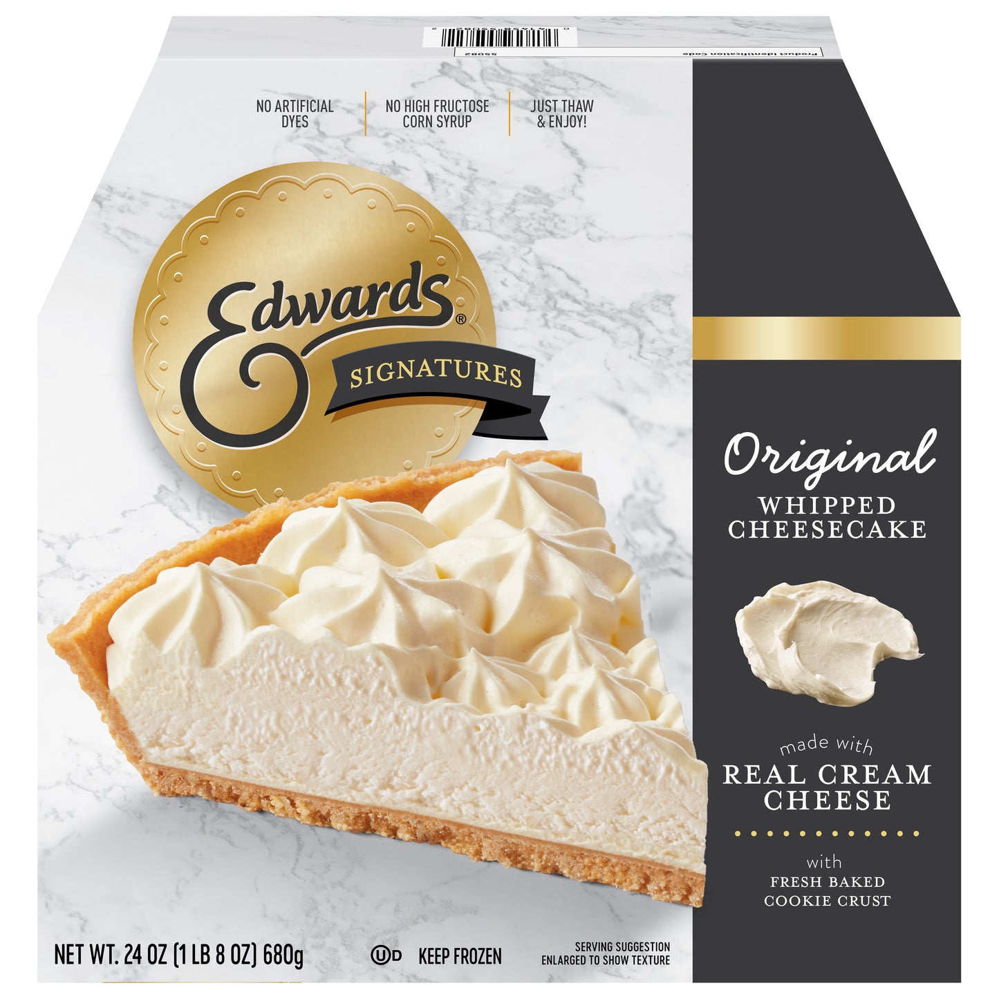 Edwards Signatures Whipped Original Cheesecake 24 oz