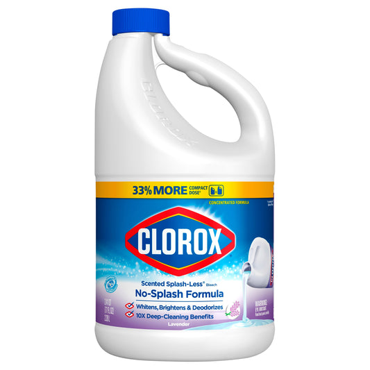 Clorox Scented Splash-Less Lavender Bleach 2.41 qt