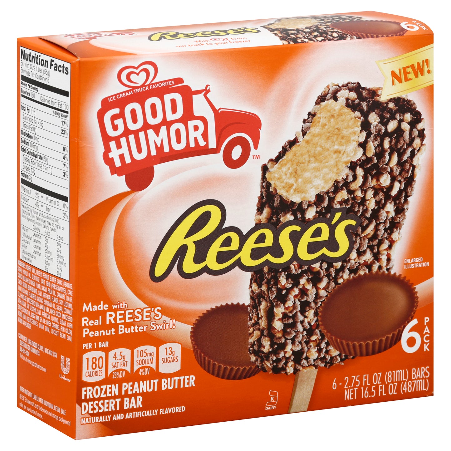 Good Humor Dessert Bar 6 ea