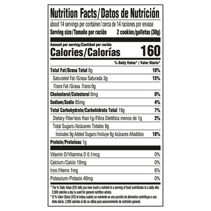 CHIPS AHOY! Hershey's Milk Chocolate Chip Cookies, Family Size, 14.48 oz