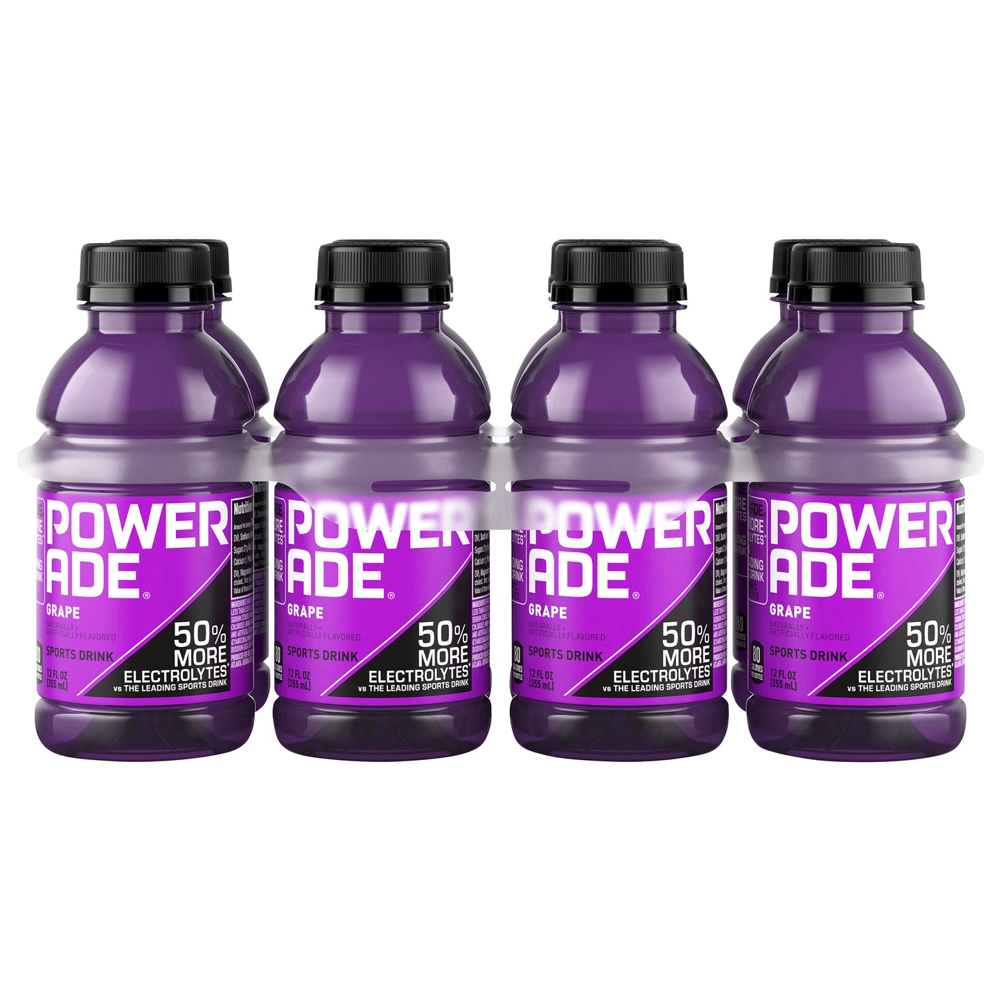 POWERADE Grape Bottles, 12 fl oz, 8 Pack