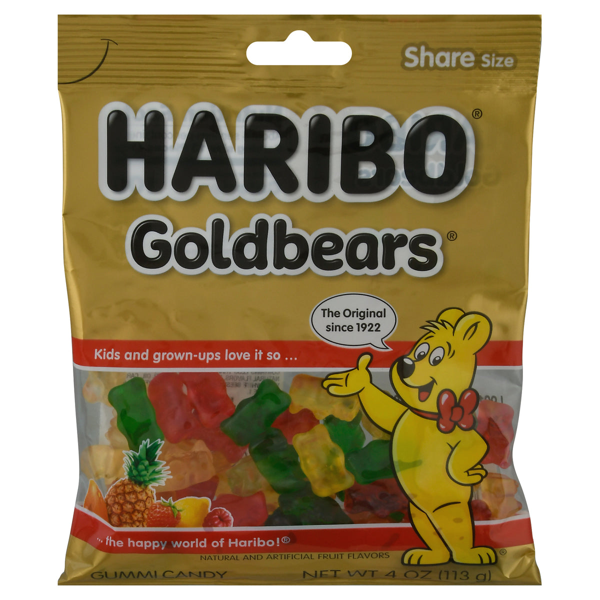 Haribo Goldbears Share Size Gummi Candy Share Size 4 oz