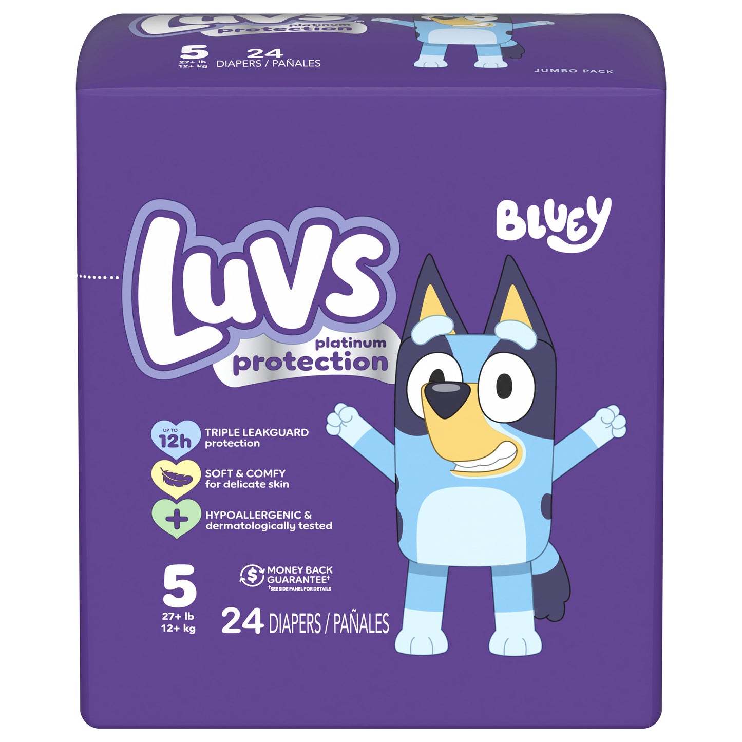 Luvs Platinum Protection Baby Diapers, Size 5, 24 Count