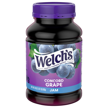 Welch's Concord Grape Jam, 30 oz Jar