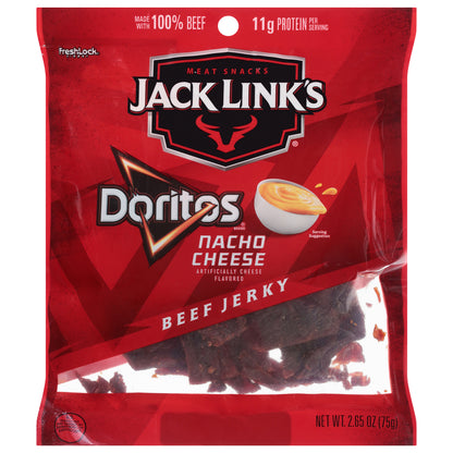 Jack Link's Doritos Nacho Cheese Beef Jerky 2.65 oz
